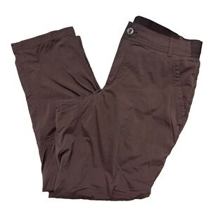 REI Co-op Fleece Lined Sahara Pants Women's Size 16 Brown Hiking